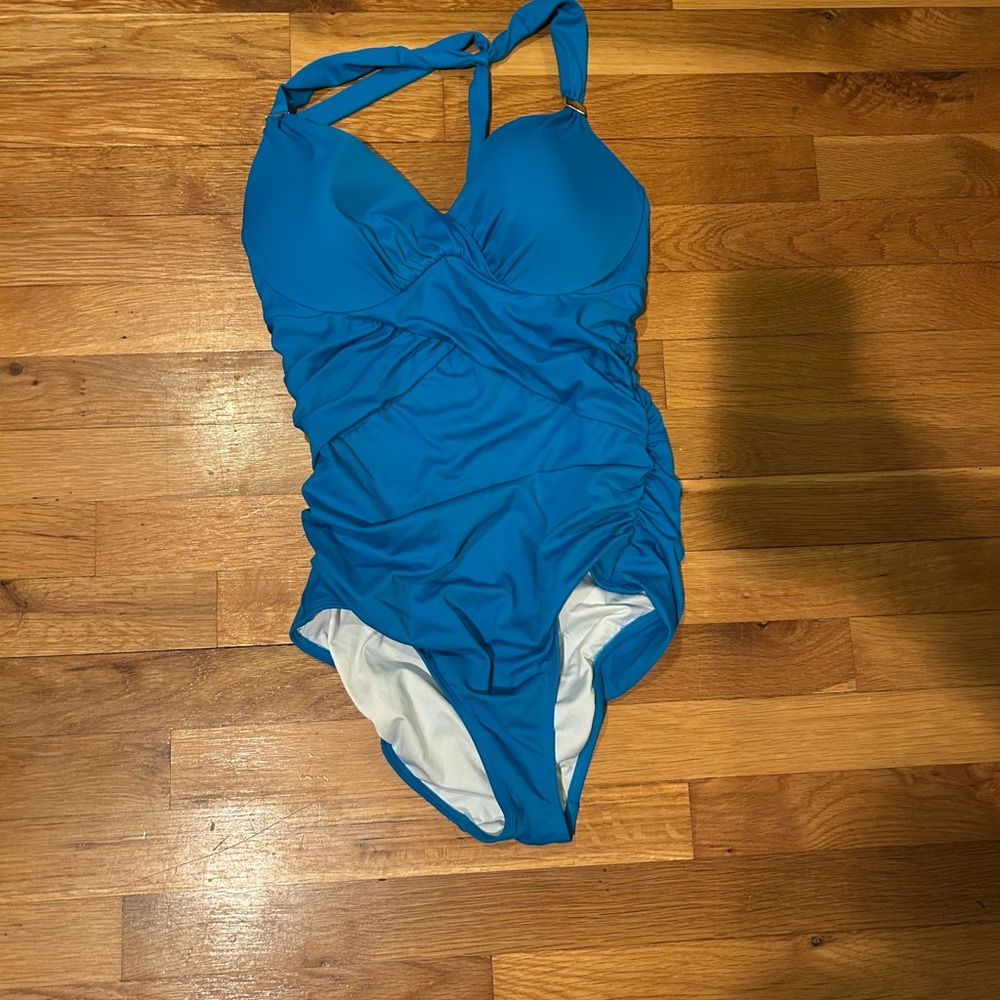 Victoria's Secret Bold Blue One Piece Swimsuit